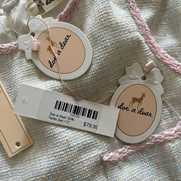 Doe a Dear pants set size 3T - Picture 7 of 7